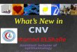CNV updates