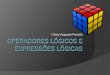 04 - Operadores lógicos e expressões lógicas - v1.2