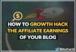 How to Growth Hack the Affiliate Earnings of Your Blog