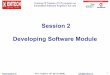 Develop Embedded Software Module-Session 2