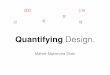 Quantifying Design - NID Bangalore Gyan Adda Talk by Mahek Shah