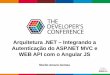 TDC São Paulo - Arquitetura .NET – Integrando a Autenticação do ASP.NET MVC e WEB API com o Angular JS