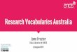 Research Vocabularies Australia: vocabularies as a national service