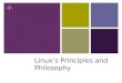 Linux's principles and philosophy
