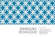 Managing Behaviour - Chris Elliot