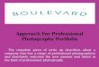 Approach for professional photography portfolio