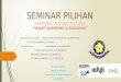 Seminar Pilihan Smart Kampung & Smart Building