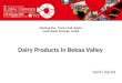 TCI 2016 Dairy Products in Bekaa Valley