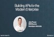 Building APIs for the Modern Enterprise