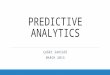 Predictive Analytics: Business Perspective & Use Cases