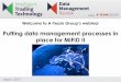 Putting data management processes in place for MiFID II