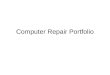 Computer repair portfolio