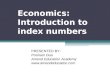 Class 11 Economics -Introduction to index numbers