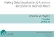 Making Data Visualization & Analytics accessible to Business Users