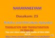 Narayaneeyam English Canto 023