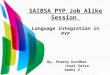 Saibsa pyp job alike session on language integration