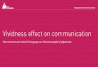 Vividness effect on communication