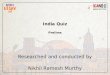 India Quiz - BMSCE UTSAV 2017 Prelims