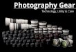 2. DSLR Photography 101 -Gear