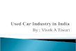 Used car industry in india