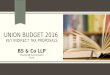 Union budget 2016 - Indirect Tax