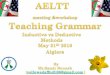 Teaching grammar  aeltt meeting algiers may 21 st2016
