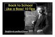 Back to School Like a Boss! 10 Tips