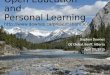 Open Education and Personal Learning