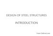 Design of steel structures Introduction