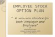 Employee Stock Option Plan ppt