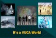 Must do's in the vuca world