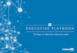 Linkedin executive-playbook. 12 Steps to become a Social Leader