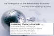 The Emergence of The Relationship Economy The New Order of Things to Come Learning Theory Analysis... Malcolm Knowles' Andragogy Abraham Maslow's Hierarchy