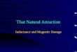 That Natural Attraction Inductance and Magnetic Storage