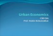 CRP-504 Prof. Habib Alshuwaikhat. Table of Content Textbook: Mills, E. and B. Hamilton. Urban Economics (Fifth Ed.) Harper Collins Publishers, 1994