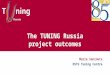 The TUNING Russia project outcomes Maria Seninets DSTU Tuning Centre
