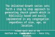 The Unlimited Growth series sets forth a step by step approach to generating church growth which is Biblically based and easily implemented in any congregation