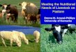 Meeting the Nutritional Needs of Livestock on Pasture Donna M. Amaral-Phillips University of Kentucky