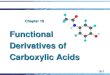 Chapter 18 Functional Derivatives of Carboxylic Acids