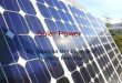 Solar Power By: Marissa Bohlman and Brittany Marshall