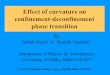 Effect of curvature on confinement-deconfinement phase transition By Ashok Goyal & Deepak Chandra * Department of Physics & Astrophysics University of