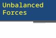 Unbalanced Forces. Topic Overview A force is a push or a pull applied to an object. A net Force (F net ) is the sum of all the forces on an object (direction