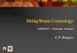 String/Brane Cosmology COSMO 07 – University of Sussex C.P. Burgess