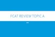 FCAT Review topic a 2015