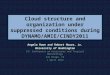 Cloud structure and organization under suppressed conditions during DYNAMO/AMIE/CINDY2011 Angela Rowe and Robert Houze, Jr. University of Washington 31