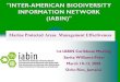 "INTER-AMERICAN BIODIVERSITY INFORMATION NETWORK (IABIN)" 1st IABIN Caribbean Meeting Sarita Williams-Peter March 10-13, 2008 Ocho Rios, Jamaica Marine