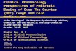 Clinical Pharmacology Perspectives of Pediatric Dosing of Over-The-Counter (OTC) Cough and Cold Medications Joint Meeting of the Nonprescription Drugs