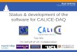 Status & development of the software for CALICE-DAQ Tao Wu On behalf of UK Collaboration