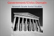 L Government/Civics Domain Seventh Grade Social Studies