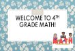 WELCOME TO 4 TH GRADE MATH!. Miss Mastrobattista  It’s not as hard to say as it looks!
